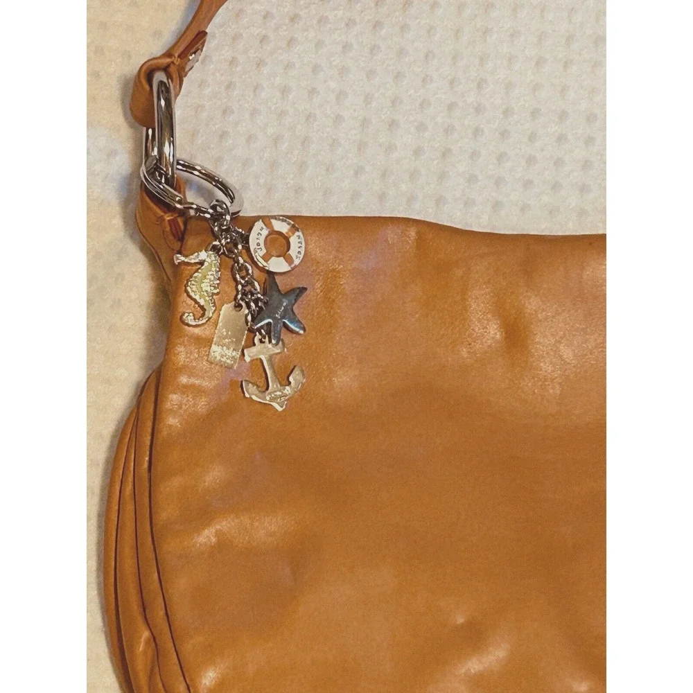 COACH - Genuine Leather - Hobo - Shoulder Bag #13652 - Tangerine - PLUS WALLET